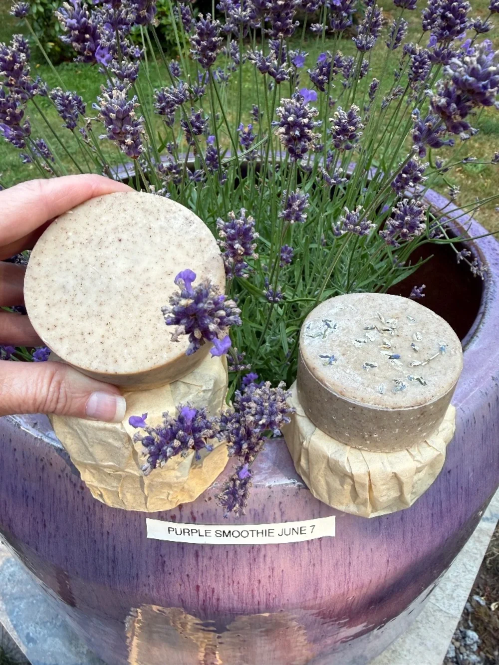 Handmade Purple Smoothie Soap